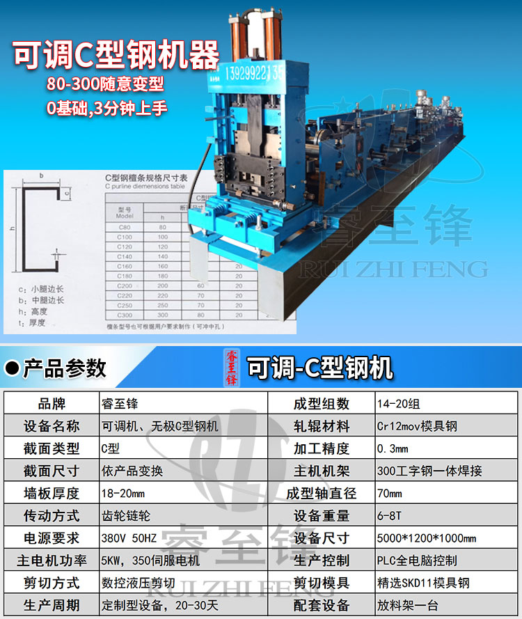C型(xing)鋼機